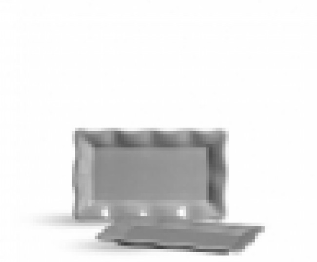 Band. ret. babado gris 2 x 27,5 x 16,5 cm
