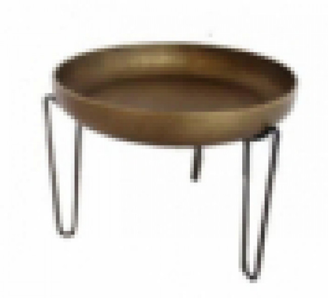 BANQUETA BANDEJA DOURADA P