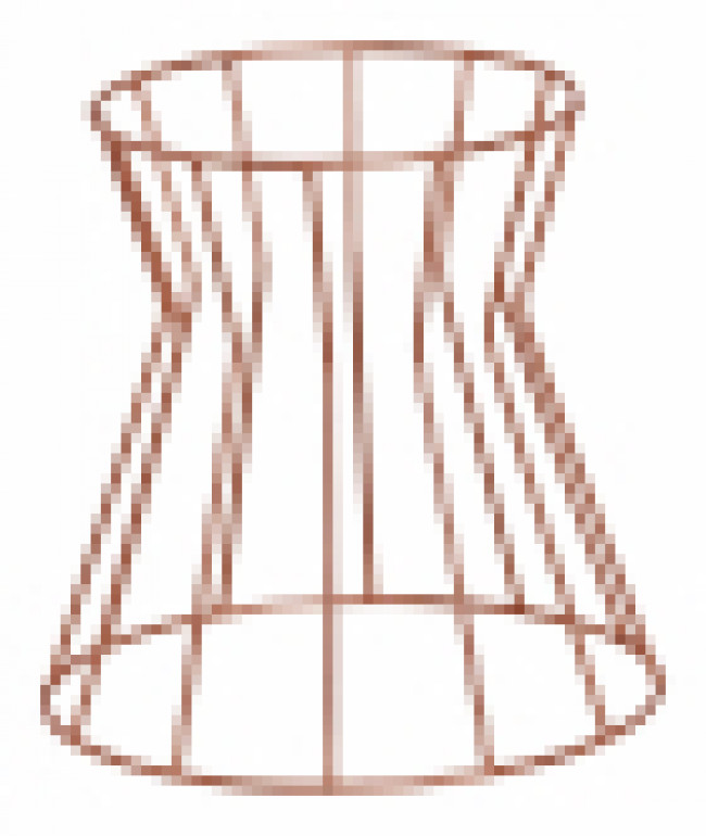 Suporte Rosé RUSTY 20 x 27 x 34,5 cm
