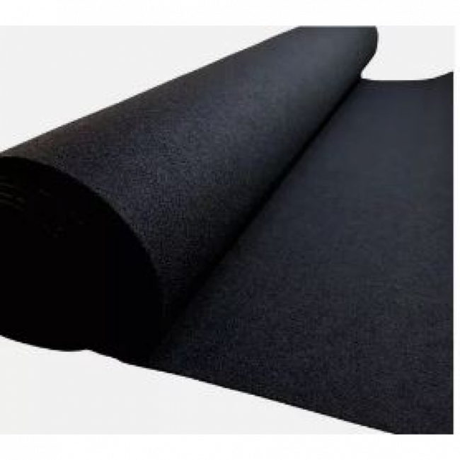 CARPETE PRETO 5x2m