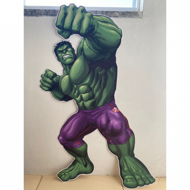 Hulk em PVC 1m (super heróis)