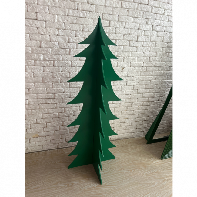 Pinheiro de Natal 3d de madeira 1,57x60