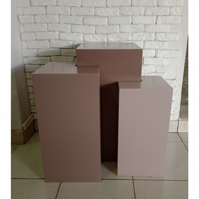 Trio de Cubos 80x40x40 / 70x35 / 60x30