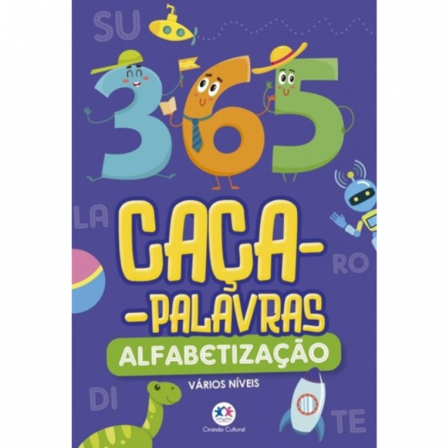 365 caça-palavras - Alfabetização 9786526103852