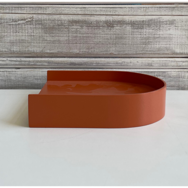 Bandeja Borda Oval Mad Terracota P