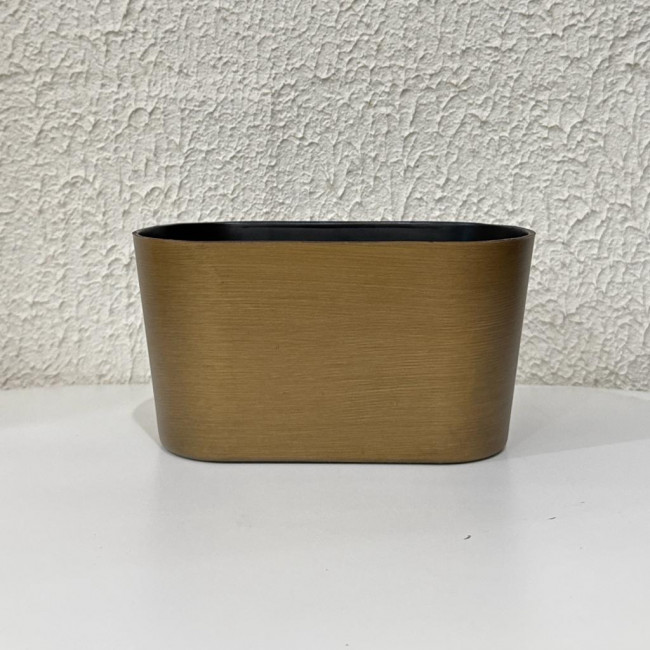 Cachepot Oval Leuca Gold / 605507531