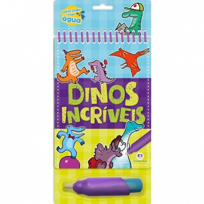 Livro Aquabook Dinos incríveis 9788538077374