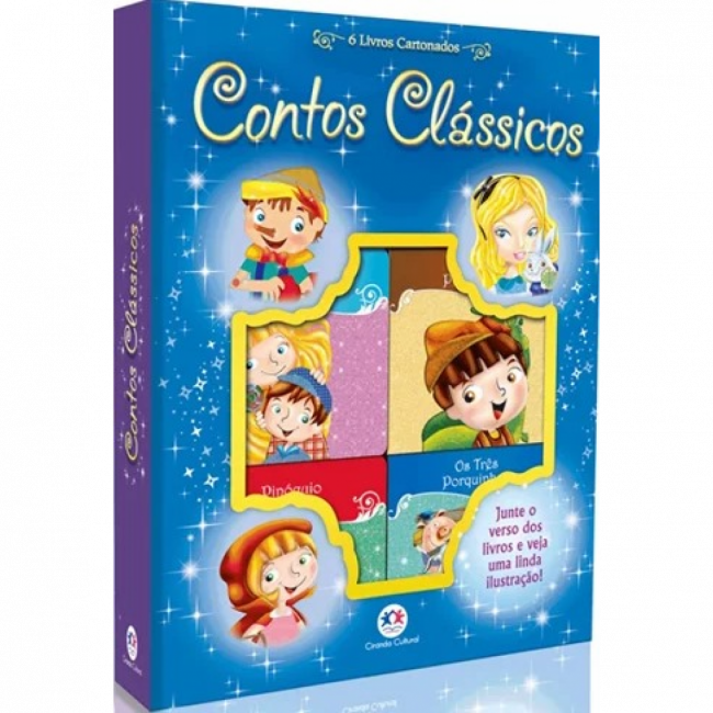 Livro Box com 6 Minilivros Contos clássicos 9788538039600