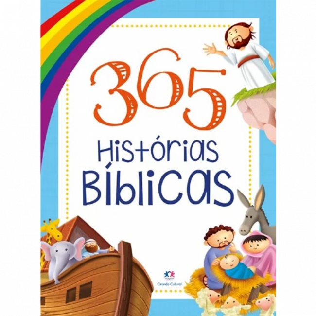 Livro Capa dura 365 histórias bíblicas 9786555000351