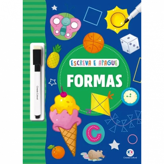 Livro Escreva e apague Formas 9788538095040