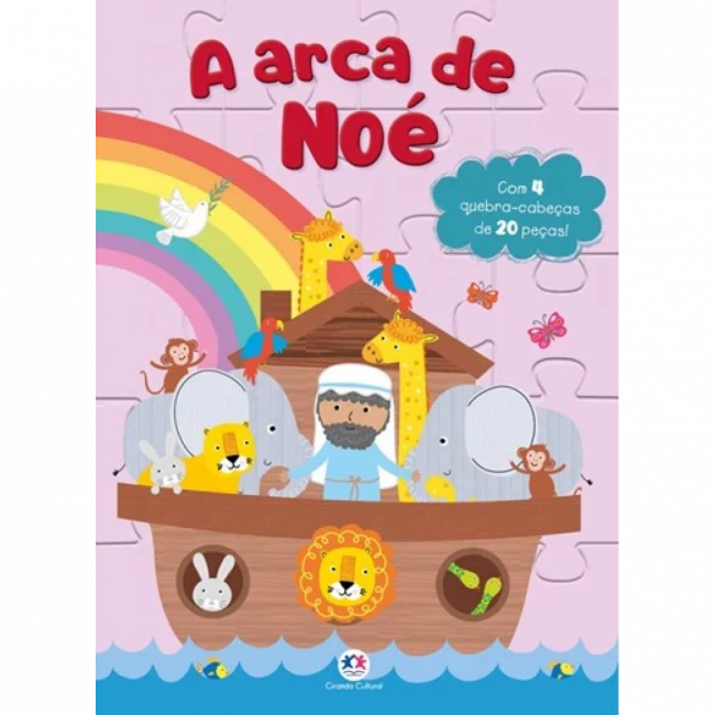 Livro Quebra-cabeça A arca de Noé 9786555000535