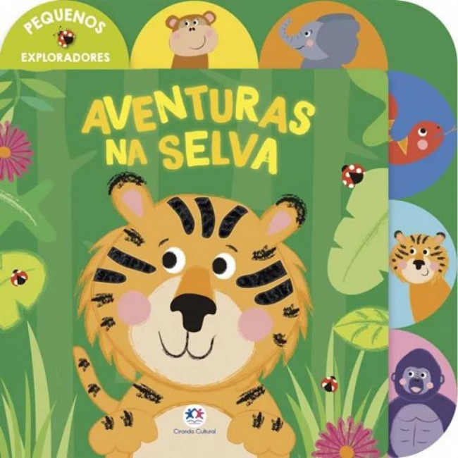 Livro Toque e sinta Aventuras na selva 9788538091103