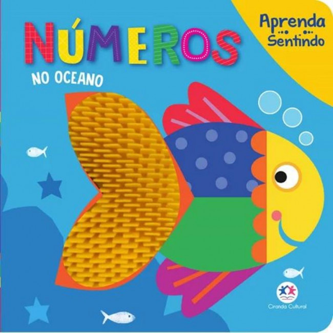 Livro Toque e sinta Números no oceano 9786555006544