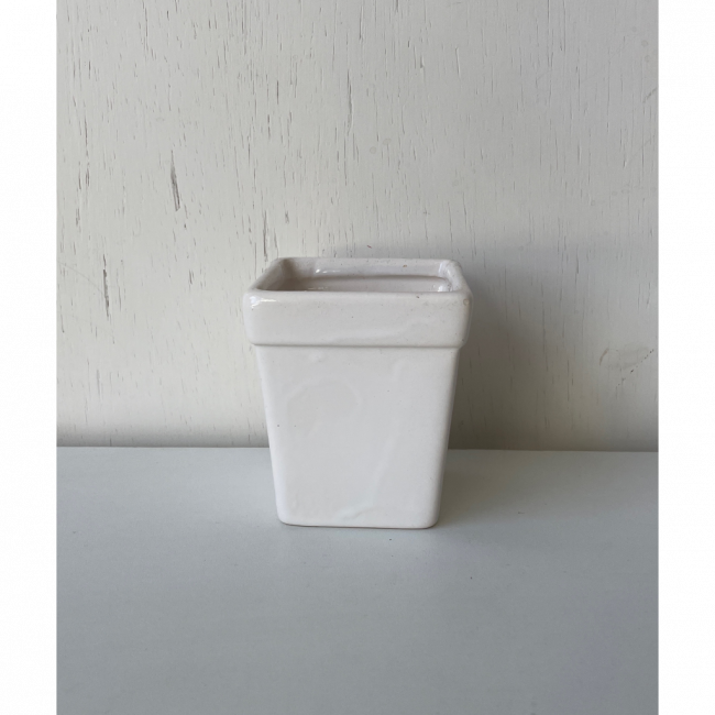 Mini Vaso Quad Branco