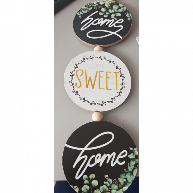 Placa Home Sweet 195464360682