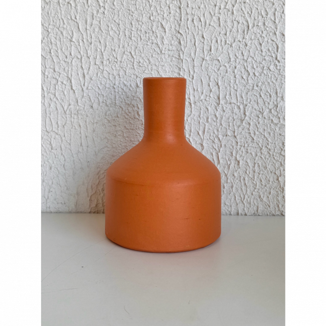 Vaso Pescoço Ceram Artesanal P / CR-428