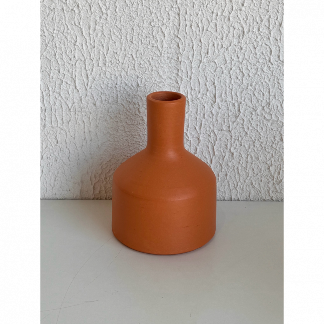 Vaso Pescoço Ceram Artesanal P / CR-428