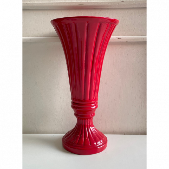 Vaso Voyage Ceram Vermelho