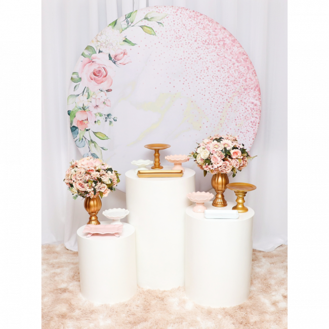 Locação Kit Floral rosa #