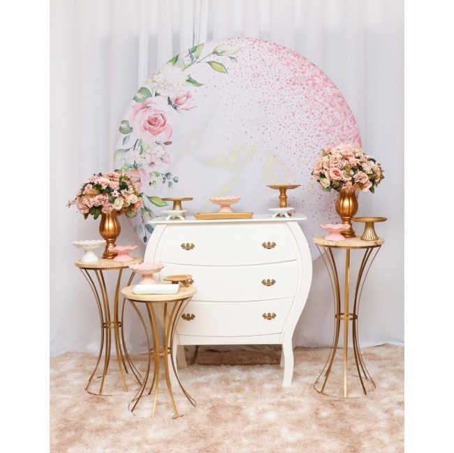 Locação Kit Floral rosa #