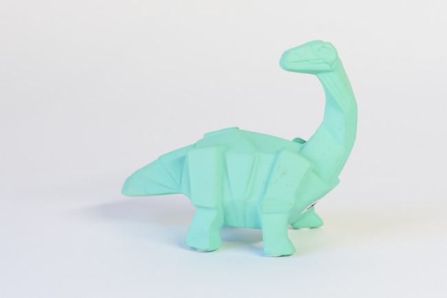 ENFEITE DINO PLÁSTICO VERDE 12CM (397)