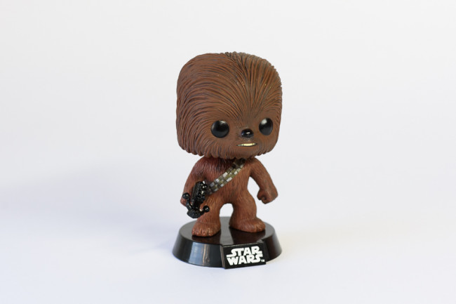 MINIATURA CHEWBACCA PLÁSTICO MARROM 11CM - STAR WARS (795)