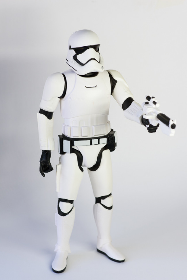 BONECO STORMTROOPER PLÁSTICO BRANCO 50CM - STAR WARS (702)