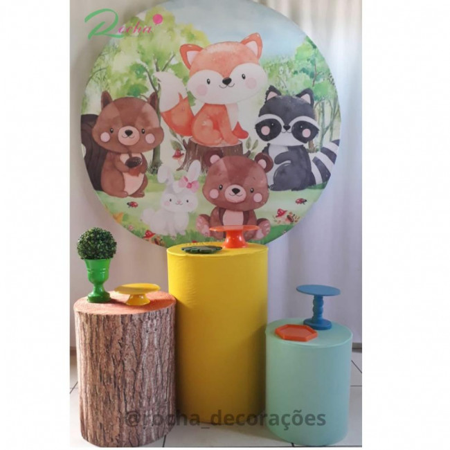 BOSQUE, ANIMAIS, CHÁ BEBÊ - KIT41131