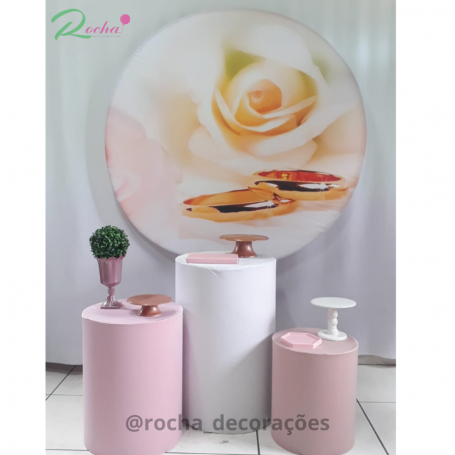 ALIANÇAS ROSA E ROSE (KIT41120)