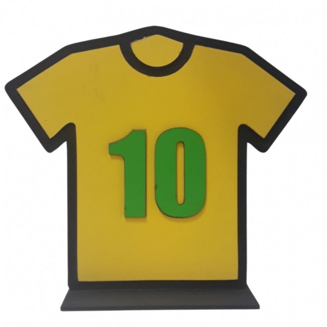 CAMISA DEZ FUTEBOL DISPLAY DE MESA MDF