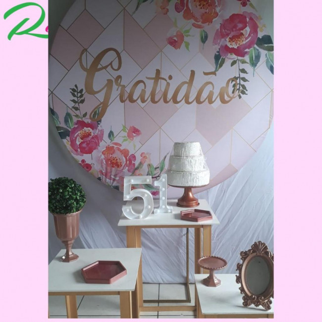 GRATIDÃO ROSA, BRANCO E ROSE - KIT41198