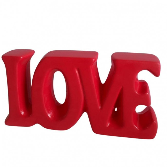 LOVE DE CERAMICA VERMELHO