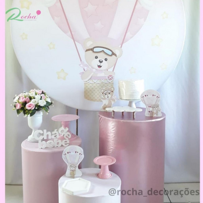 CHÁ DE BEBÊ URSA BALOEIRA (KIT40791)