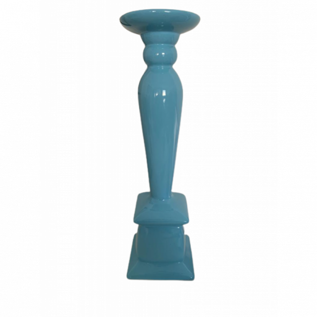 PEDESTAL DE PORCELANA AZUL (UND)