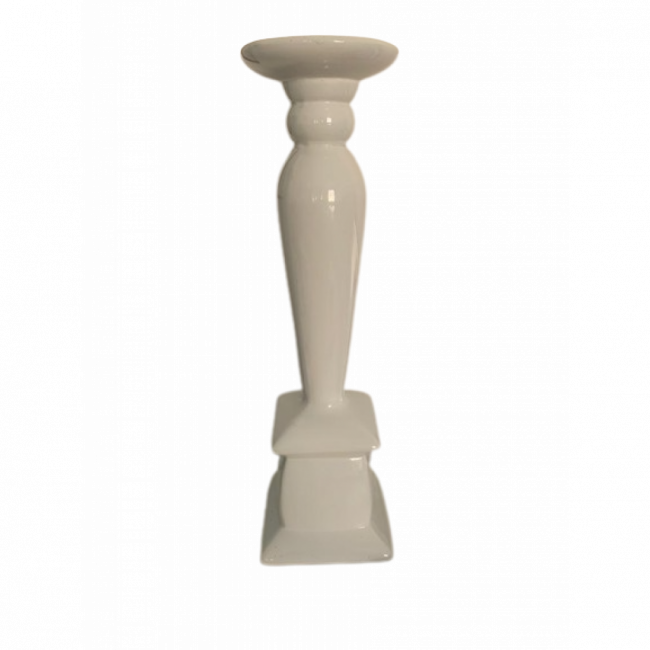 PEDESTAL DE PORCELANA BRANCO (UND)