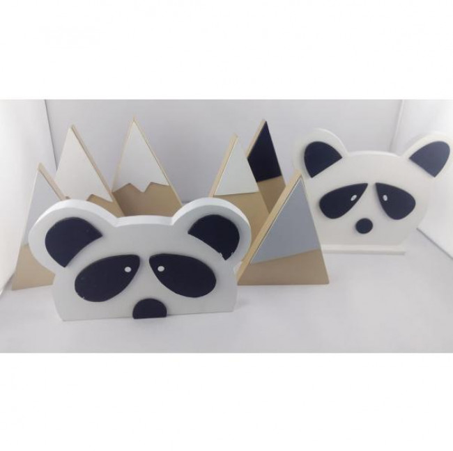 KIT DE PANDAS COM MONTANHAS