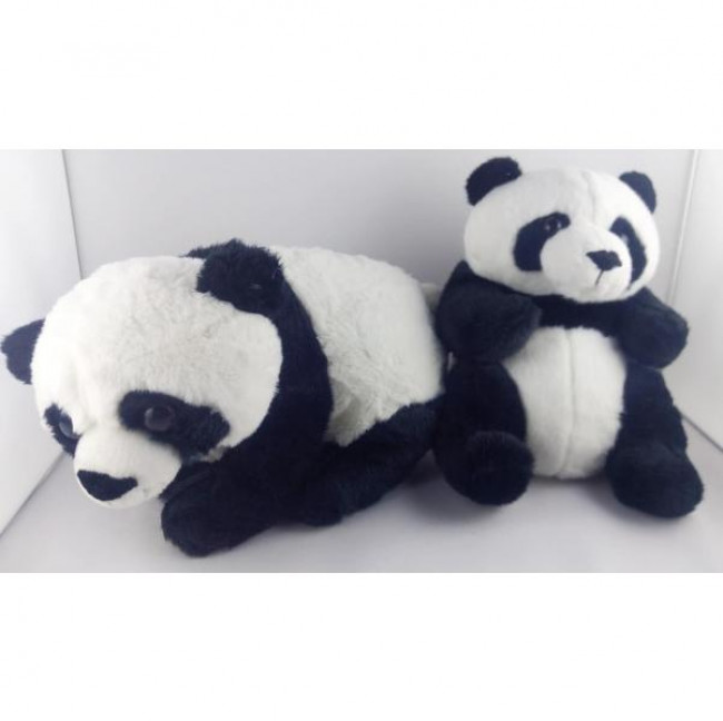 DUPLA DE PANDAS DE PELÚCIA