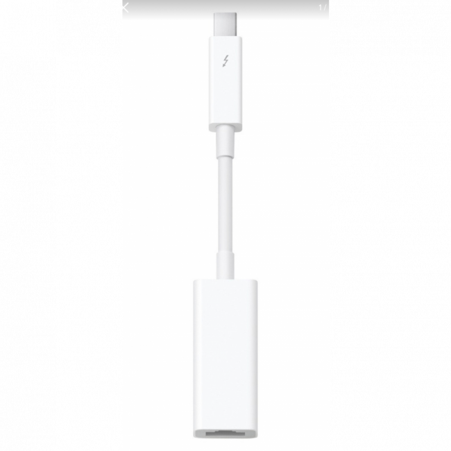 Adaptador Ethernet  x  Thunderbolt