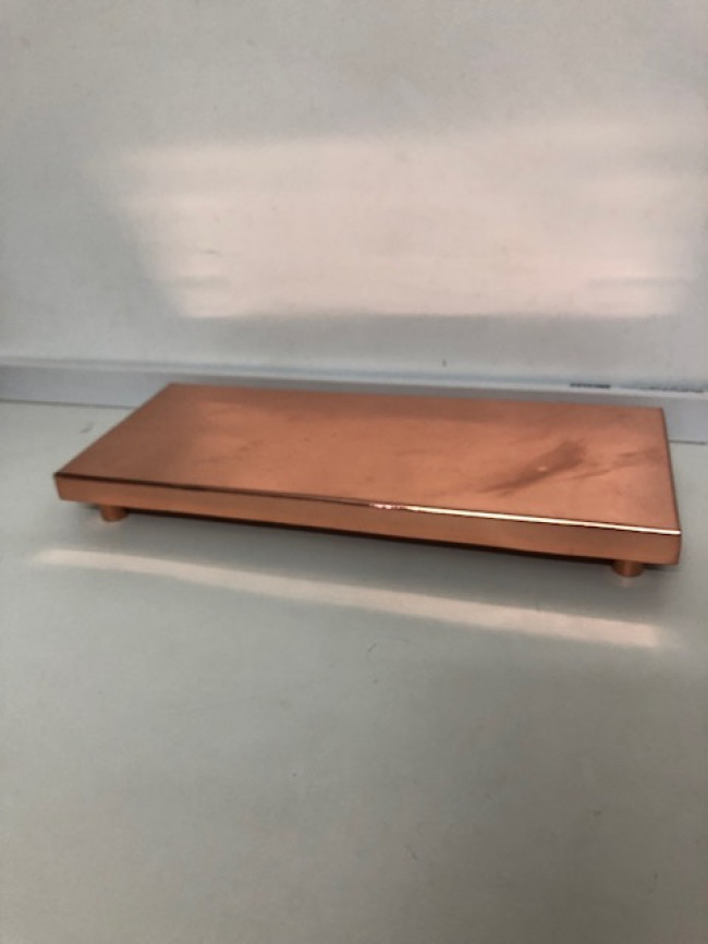 RETANGULAR ROSE GOLD BAIXA