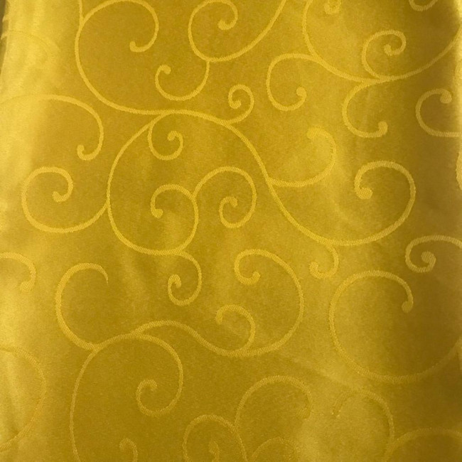 Guardanapo Amarelo Jacquard Arabesco