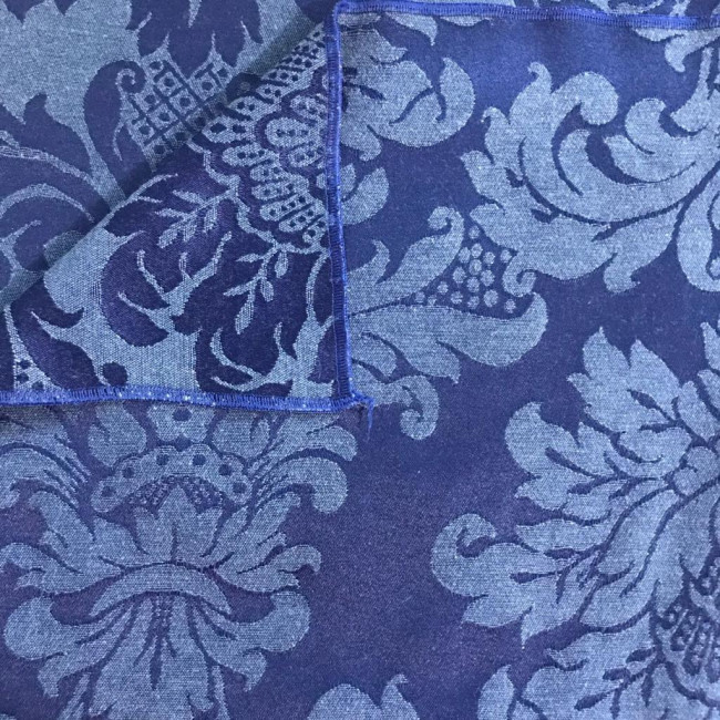 Guardanapo Azul Escuro Jacquard Medalhão