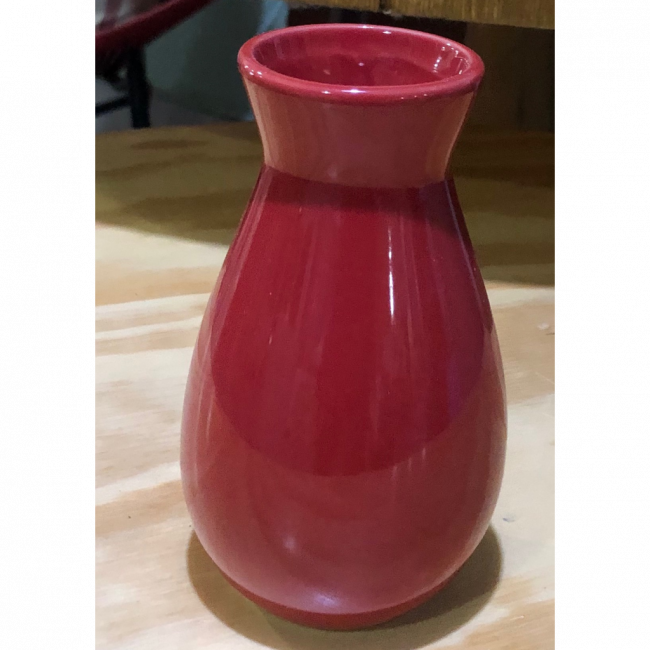 Mini vaso vermelho