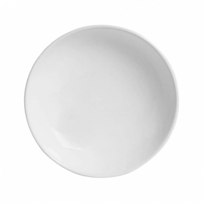 Prato de sobremesa liso branco - Linha Coup Porto Brasil