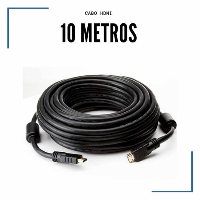 Cabo HDMI 10 metros