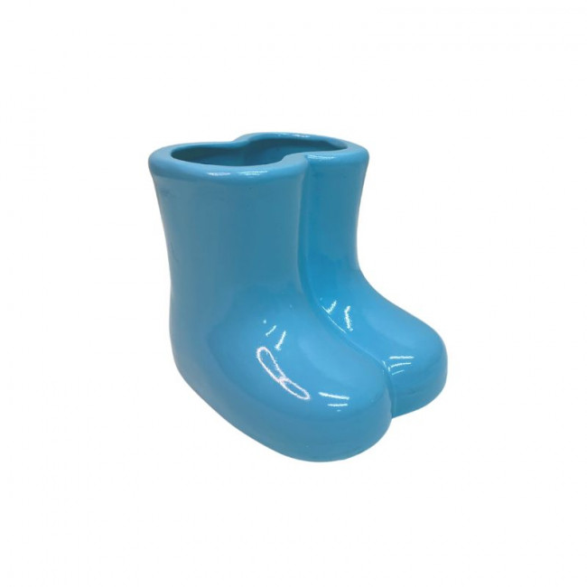 Vaso Botas  Azul Claro