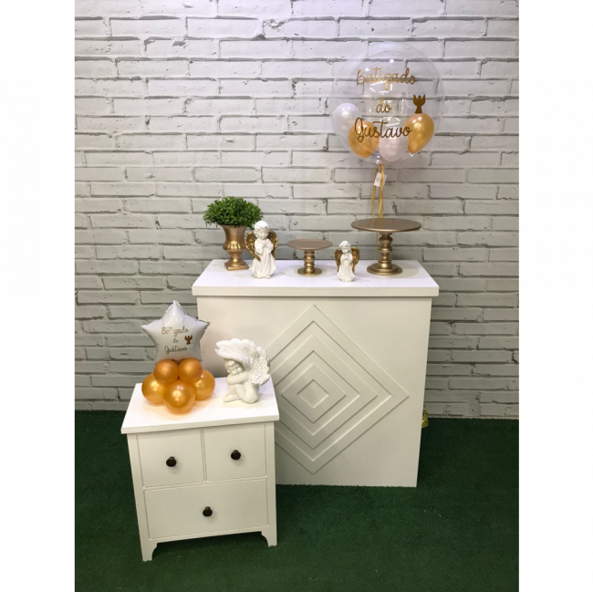 MESA APARADOR CUBO TIFFANY DESMONTAVEL (MOVEL APOIO)