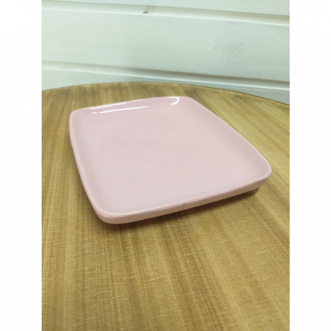 BANDEJA CERAMICA JAP MINI ROSA