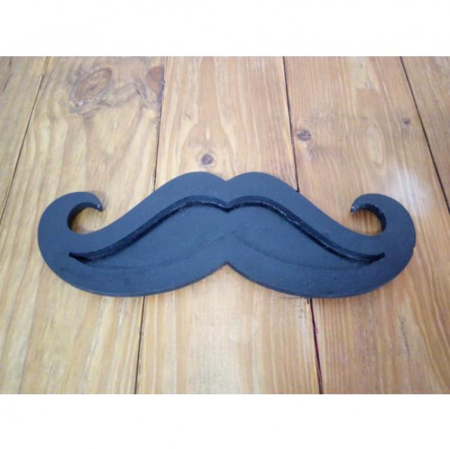 Bigode Mdf Preto