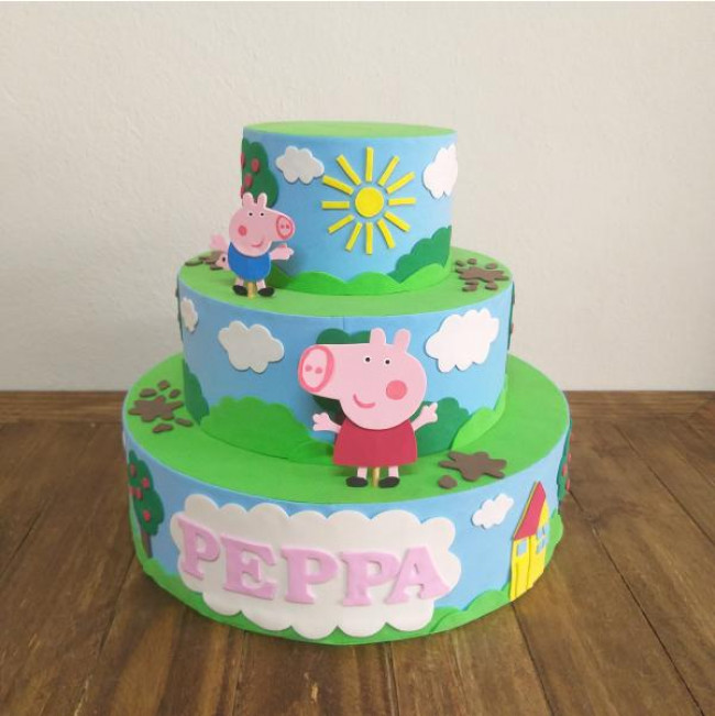 Bolo Peppa Pig