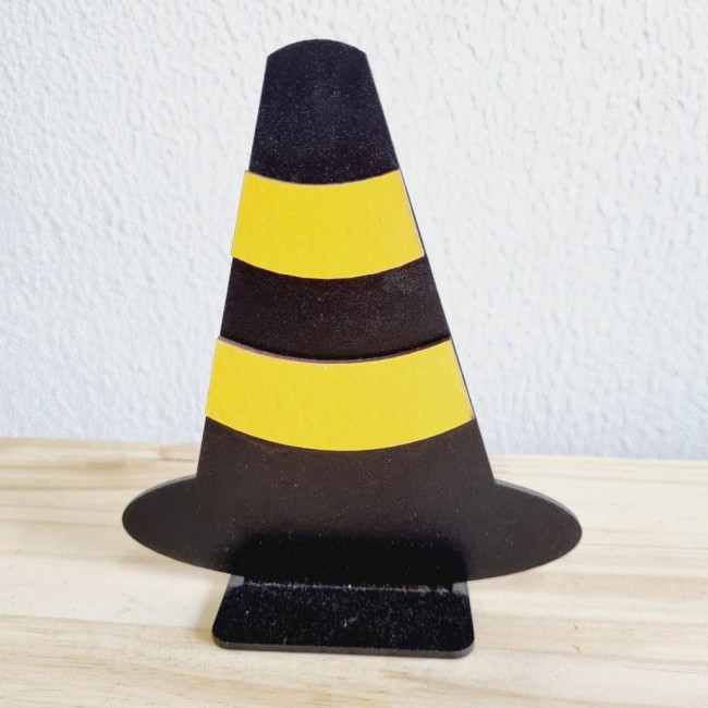 Cone MDF Preto